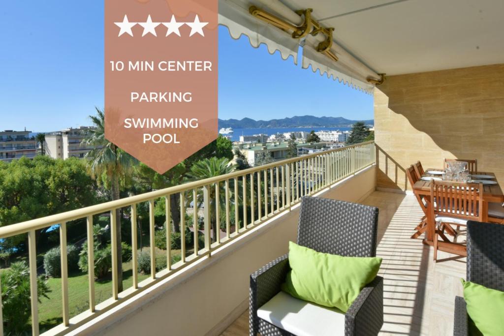 10 minutes on foot from the city center! Sea view Secured property 59 avenue du Marechal Juin, 06400 Cannes