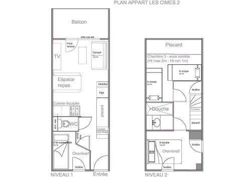 100% renovated duplex, ideal for families, direct access to the slopes!