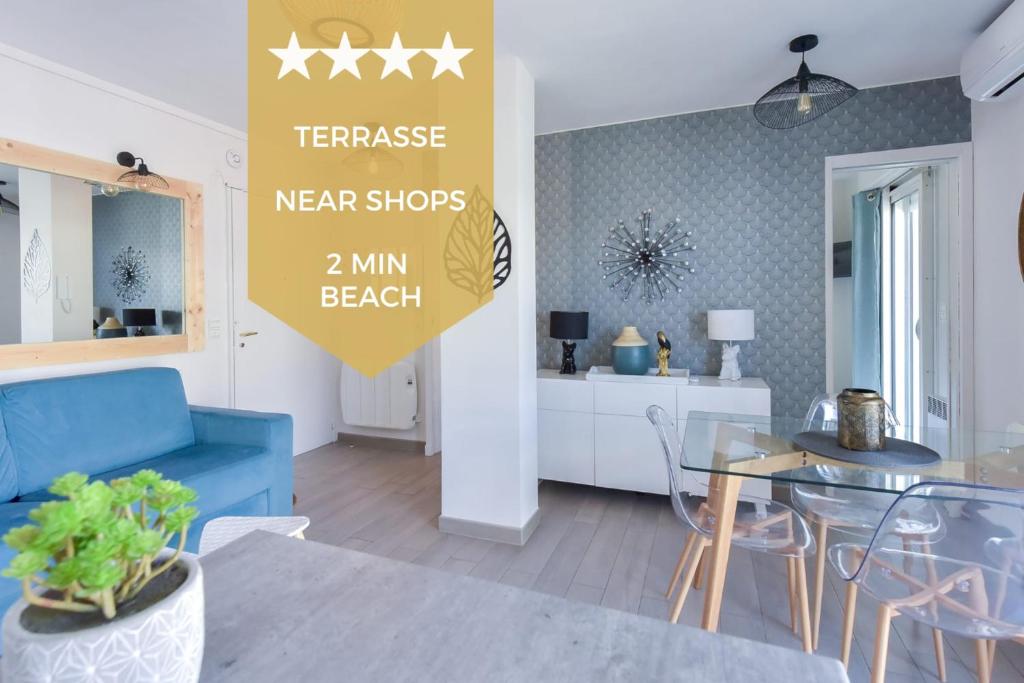 2 minutes walking distance to beaches and shopping! With Terrace 16 avenue de la Reine Astrid, 06400 Cannes