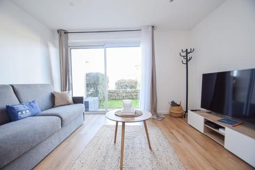2 pièces cosy avec terrasse privée 5min à pied de la plage