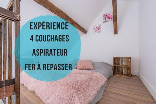 2 VRAIS LITS - 4 pers - Wifi - Boite à clef