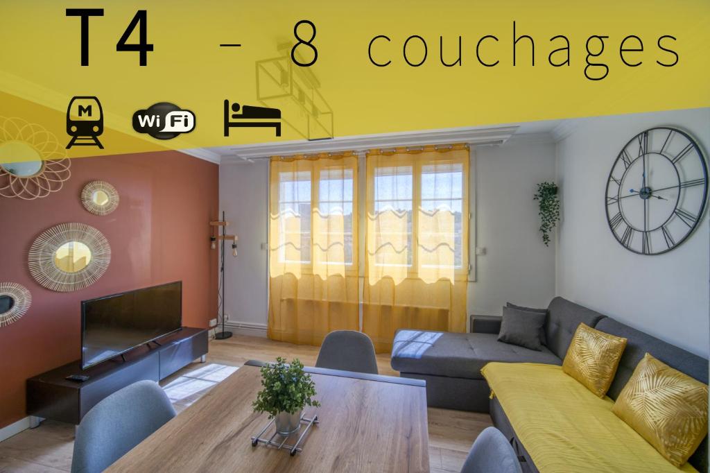 Appartement Appartement 3 chambres tout équipé 6-8 personnes Batiment d 28 Avenue de Valdonne, 13013 Marseille