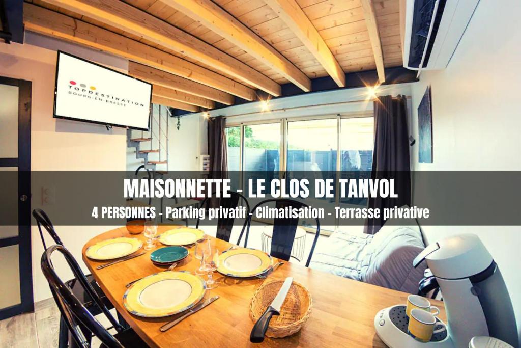 Appartement 3# LE CLOS DE TANVOL - Topdestination-Bourg*** 2949 Chemin de Tanvol 01440 Viriat