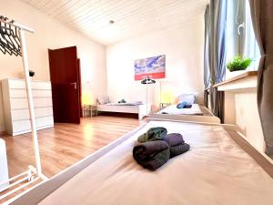 3 Zi. Apartment mit 6 Betten, Küche, zentral gelegen, 7 min zur A1
