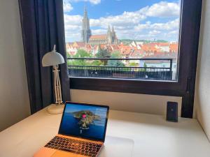 42qm Appartement - Blick auf Münster, 3 min Altstadt, Küche, Balkon, Innenstadt