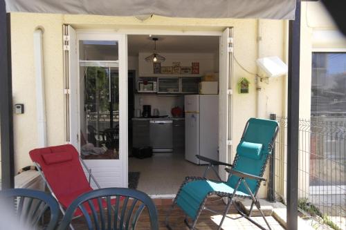 4P, 200m plage, 28m2, 2chambres, terrasse, bas de Saint Pierre la mer