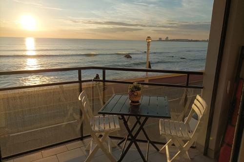 60m beachfront - with lovely terrace