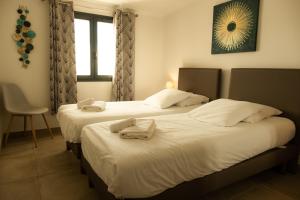 66A1 - Appartement Muscat - jacuzzi privatif dans domaine viticole - 4pers