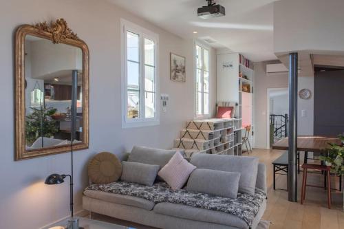 #9 Opera's Duplex panoramic Sea View Terrace & AC 1min to Beach