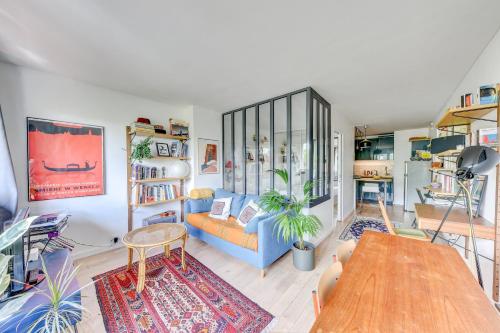 Appartement à 300m des Buttes Chaumont Paris france