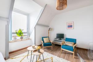 A cinquante metres de la plage, appartement de charme vue mer