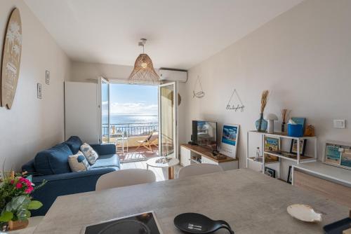 A Piaghja, adorable studio avec vue imprenable sur la mer
