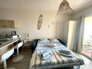 A Piaghja, adorable studio avec vue imprenable sur la mer