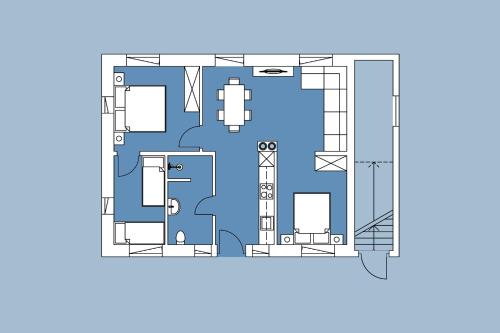 Abendstille, Ferienwohnung für maximal 4 Erwachsene und 2 Kinder in DE FEERJENHUSEN am Haubarg von Vollerwiek