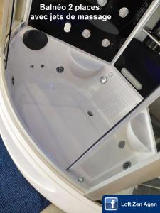 Agen Loft Zen Balneo Jets de massage Sauna Hammam Billard