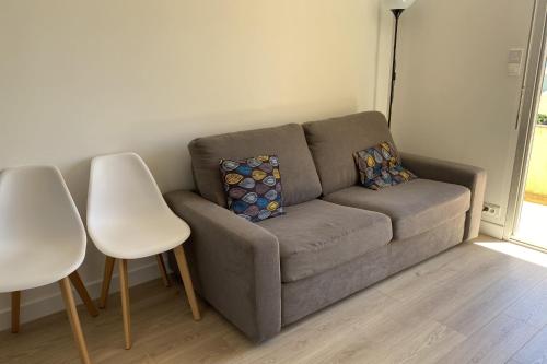 Agréable 26m proche de la plage vue sur mer !