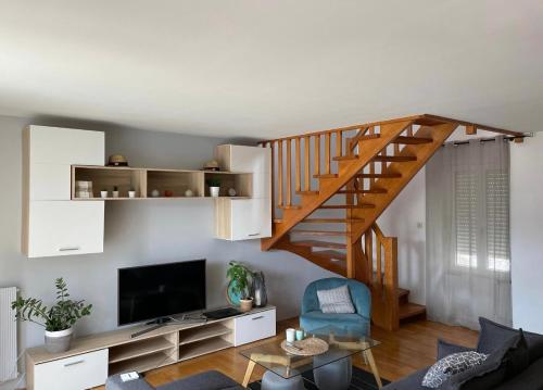Agréable appartement en plein centre avec terrasse