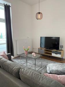 AKK3 Apartment Magdeburg Altstadt Zentral Balkon