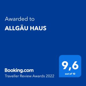ALLGÄU HAUS