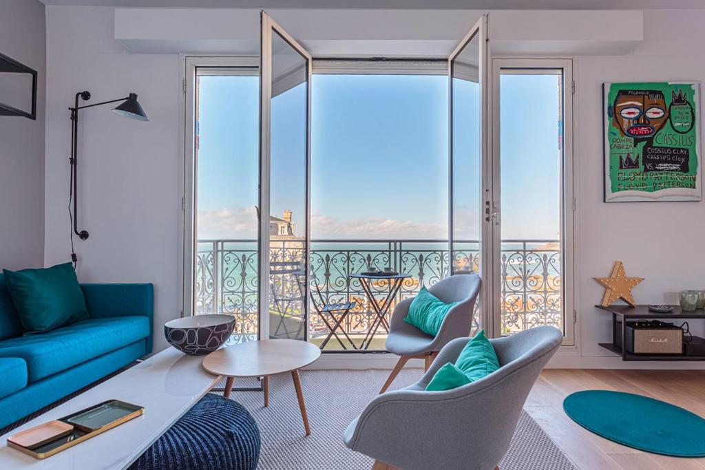 ALTAYA Apt with balcony and sea view in Biarritz 8 Plateau de l'Atalaye, 64200 Biarritz