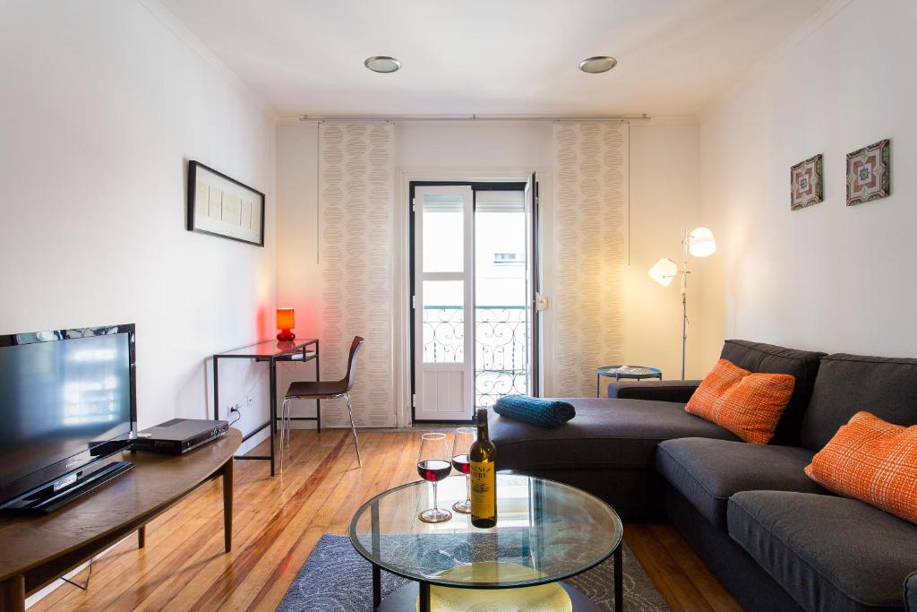 ALTIDO Urban 1-bed flat with workspace, moments from Avenida da Liberdade Rua da Caridade, 15, 1150-253 Lisbonne