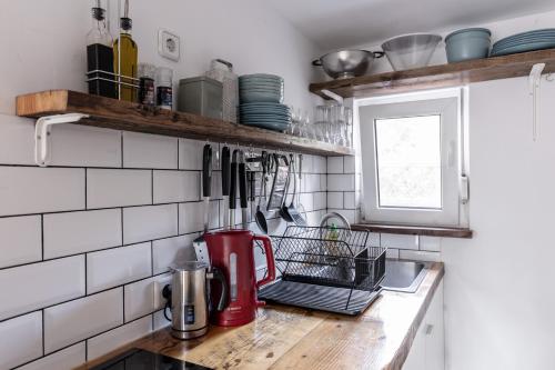 Am Grimnitzsee gemütliches Tiny House Bungalow mit Sauna und Kamin