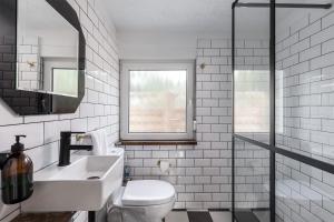 Am Grimnitzsee gemütliches Tiny House Bungalow mit Sauna und Kamin