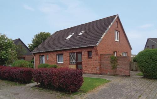 Amazing apartment in Friedrichskoog with 1 Bedrooms