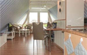 Amazing apartment in Gager with WiFi