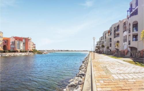 Amazing apartment in Le Barcars with Outdoor swimming pool, 1 Bedrooms and Indoor swimming pool