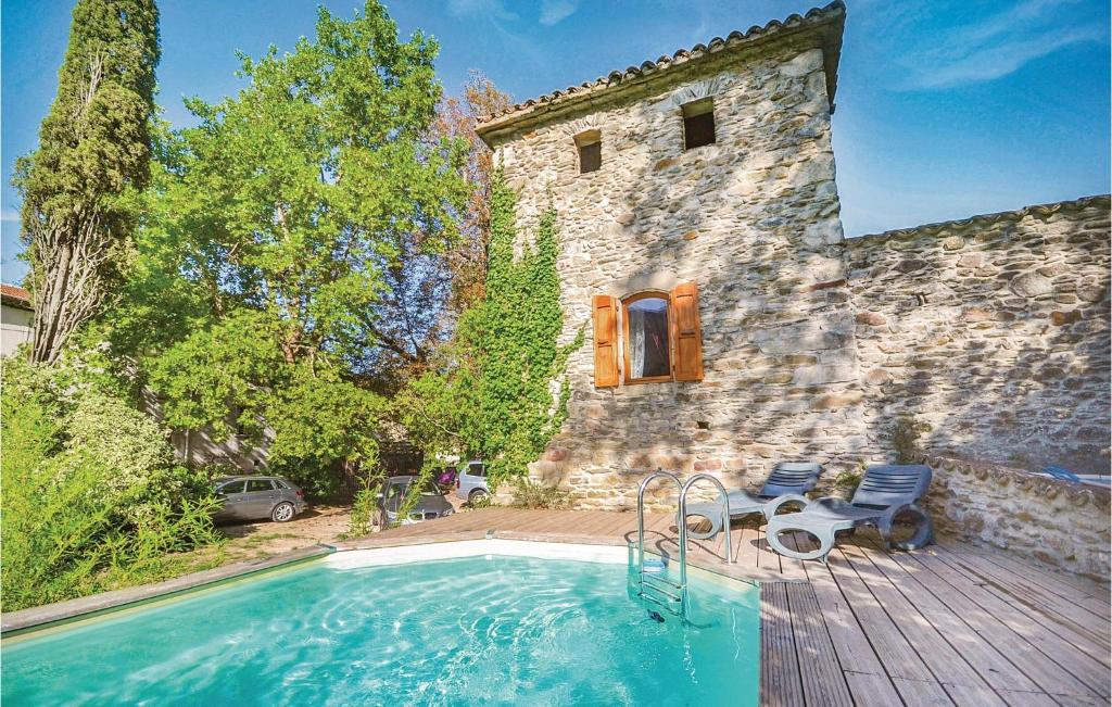 Appartement Amazing apartment in Les Salles-du-Gardon with 2 Bedrooms, Outdoor swimming pool and WiFi  30110 Soustelle