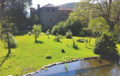 Amazing apartment in Les Salles-du-Gardon with 2 Bedrooms, Outdoor swimming pool and WiFi