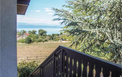 Amazing apartment in Publier with Internet and 1 Bedrooms