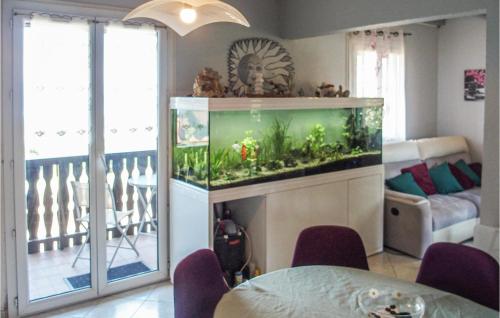 Amazing apartment in Publier with Internet and 1 Bedrooms