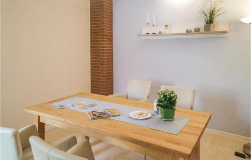 Amazing apartment in Schwaan with 1 Bedrooms and Internet