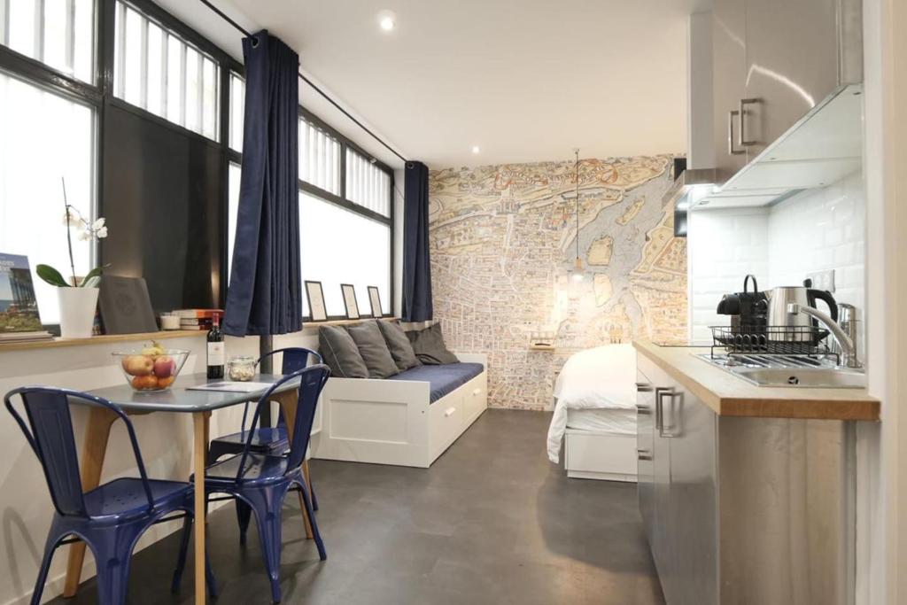 Appartement Amazing Comfy Studio - Canal Saint Martin 24 Rue Jean et Marie Moinon 75010 Paris