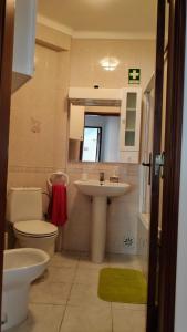 Apartamento a 4min da praia com lareira
