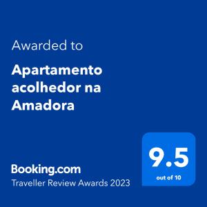 Apartamento acolhedor na Amadora