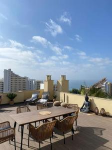 Apartamento com terraço e vistas