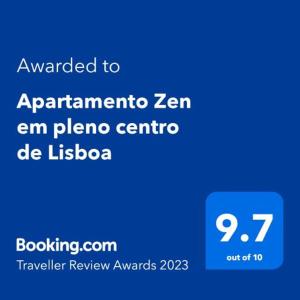 Apartamento Zen em pleno centro de Lisboa