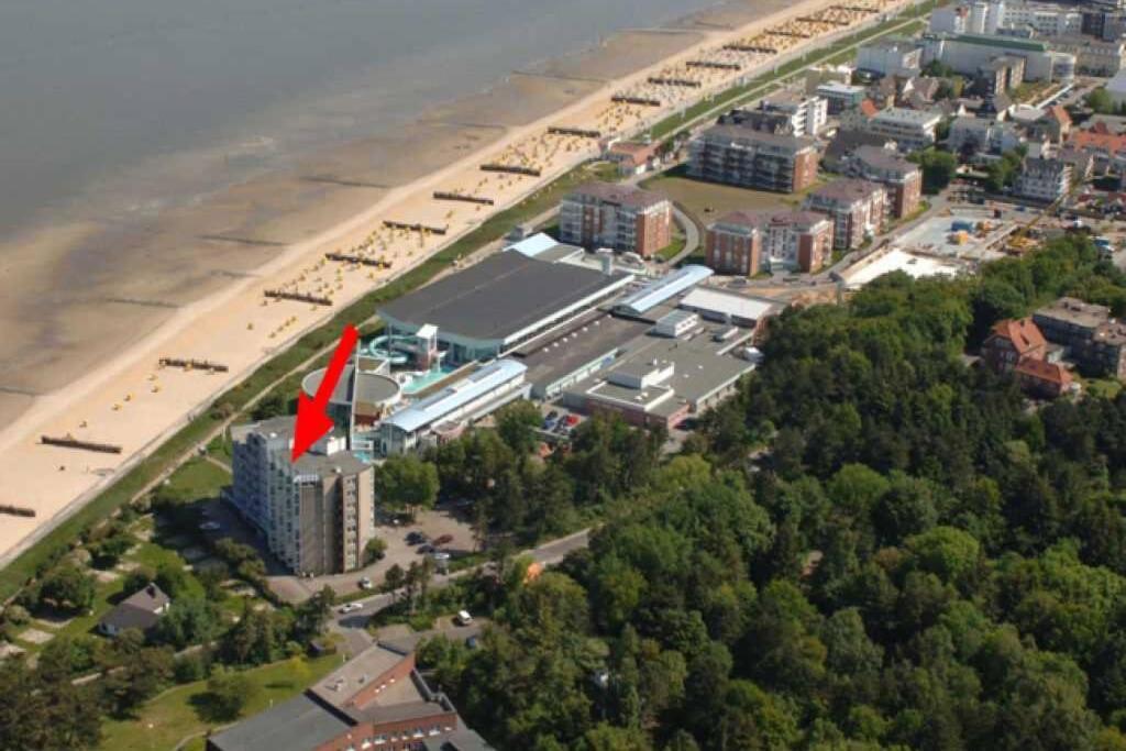 Apartment 103 im Haus Seehütte direkt am Strand in Cuxhaven Duhnen mit Seesicht in der Ferne 34 Wehrbergsweg Wohnung 103, 27476 Cuxhaven