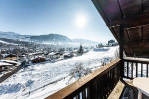 Apartment for 5 people close to the city center beautiful view of Megève