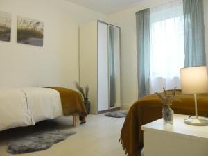 Apartment mit Einzelbetten für zwei