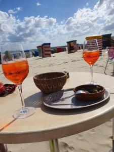 Apartment mit Terrasse am Südstrand
