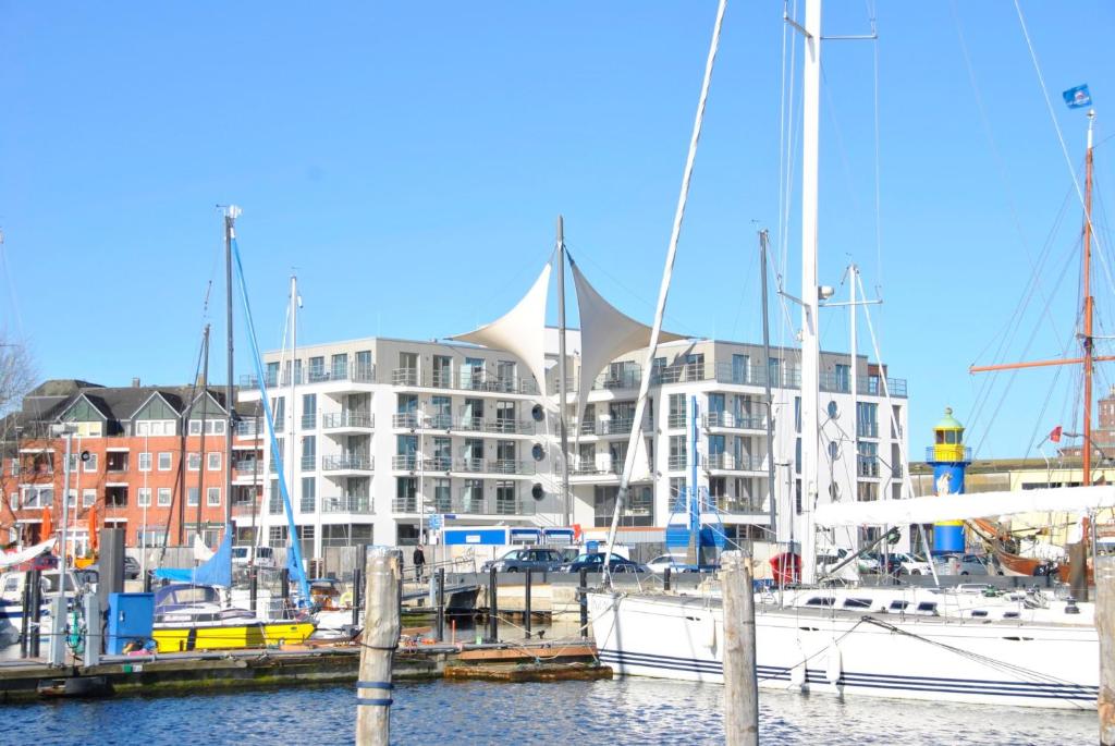 Apartmenthaus Hafenspitze Ap 20, Blickrichtung Binnenhafen WestInnenstadt - a72331 Hafenspitze 2, 24340 Eckernförde