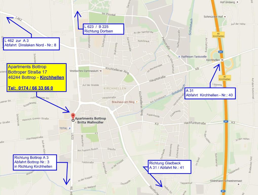 Apartments Bottrop Bottroper Str.17, 46244 Bottrop-Kirchhellen