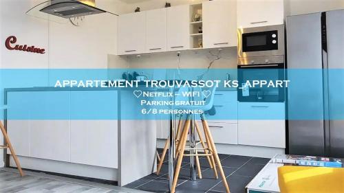 Appart 6 à 8 personnes proche centre parking gratuit