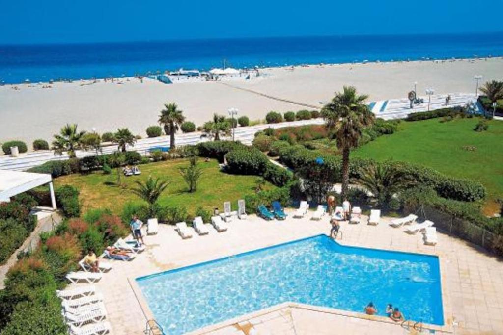 Appart face à la mer les pieds dans l'eau Allée terrasse du levant Copacabana, 66140 Canet-en-Roussillon