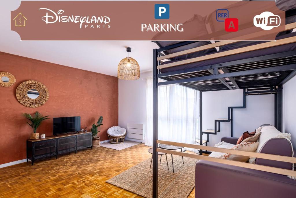 Appart'Hôtel Sahara- Next to Disney 12 Rue de l'Église, 77144 Montévrain