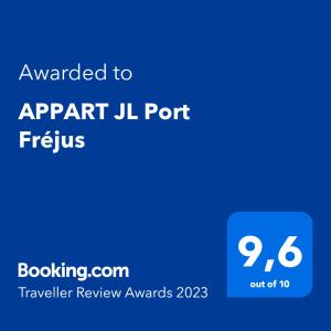 Appartement APPART JL Port Fréjus N°354 Port d attache Bts B étage 5 63 Avenue du Maréchal Leclerc 83600 Fréjus Provence-Alpes-Côte d\'Azur